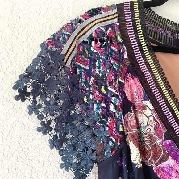 Byron Lars Beauty Mark Floral Midi Dress - Picture 3 of 15